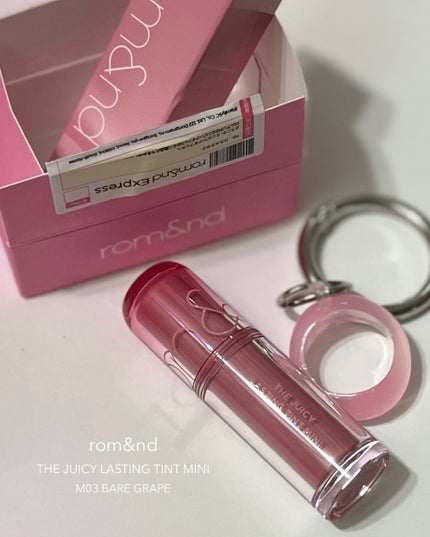 ザ ジューシーラスティングティント/rom&nd/リップティントを使ったクチコミ(2枚目)
