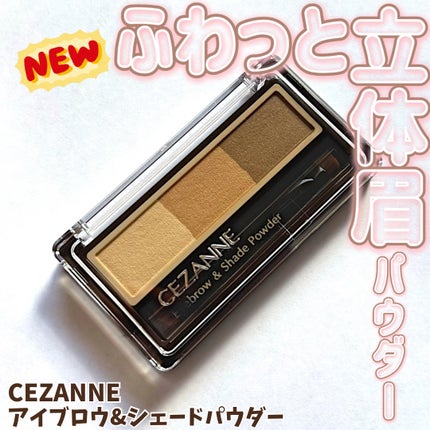 アイブロウ&シェードパウダー/CEZANNE/パウダーアイブロウを使ったクチコミ(1枚目)