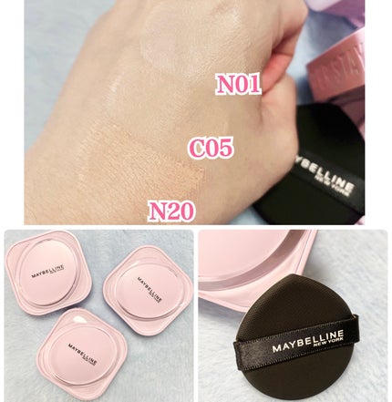 SPステイ クリームパクト ファンデーション/MAYBELLINE NEW YORK/クリーム・エマルジョンファンデーションを使ったクチコミ(2枚目)