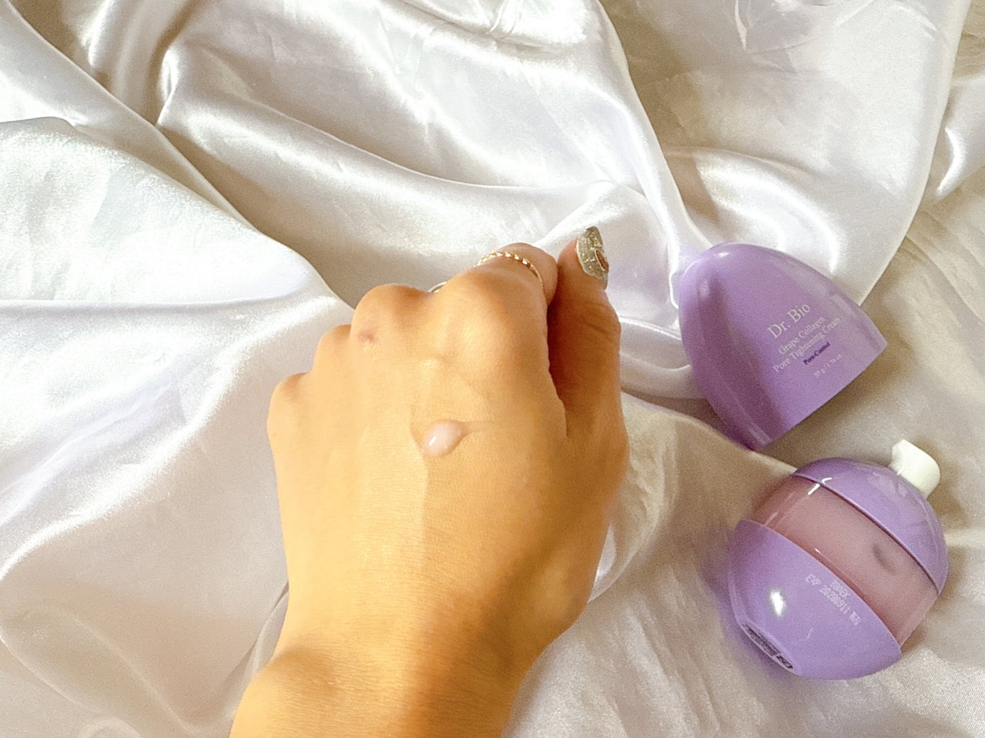 グレープコラーゲン 毛穴タイトニングクリーム/Dr.Bio/フェイスクリームを使ったクチコミ(2枚目)