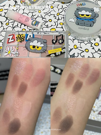 rom&nd | ZO&FRIENDS デュアルゼリーハイライト 01 クラウドホワイト/rom&nd/パウダーハイライトを使ったクチコミ(2枚目)