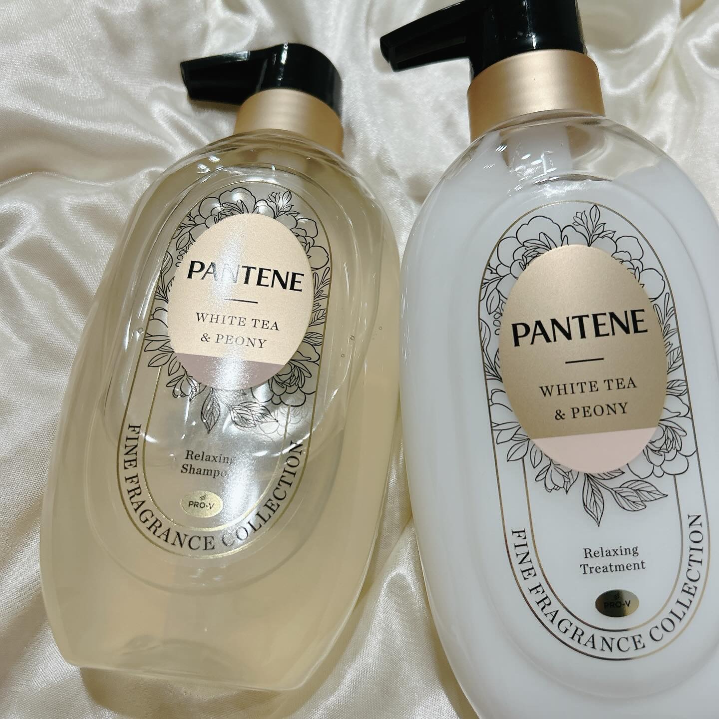 ファインフレグランスコレクション ホワイトティー＆ピオニーの香り リラクシングシャンプー/トリートメント/パンテーン/市販シャンプーを使ったクチコミ（1枚目）