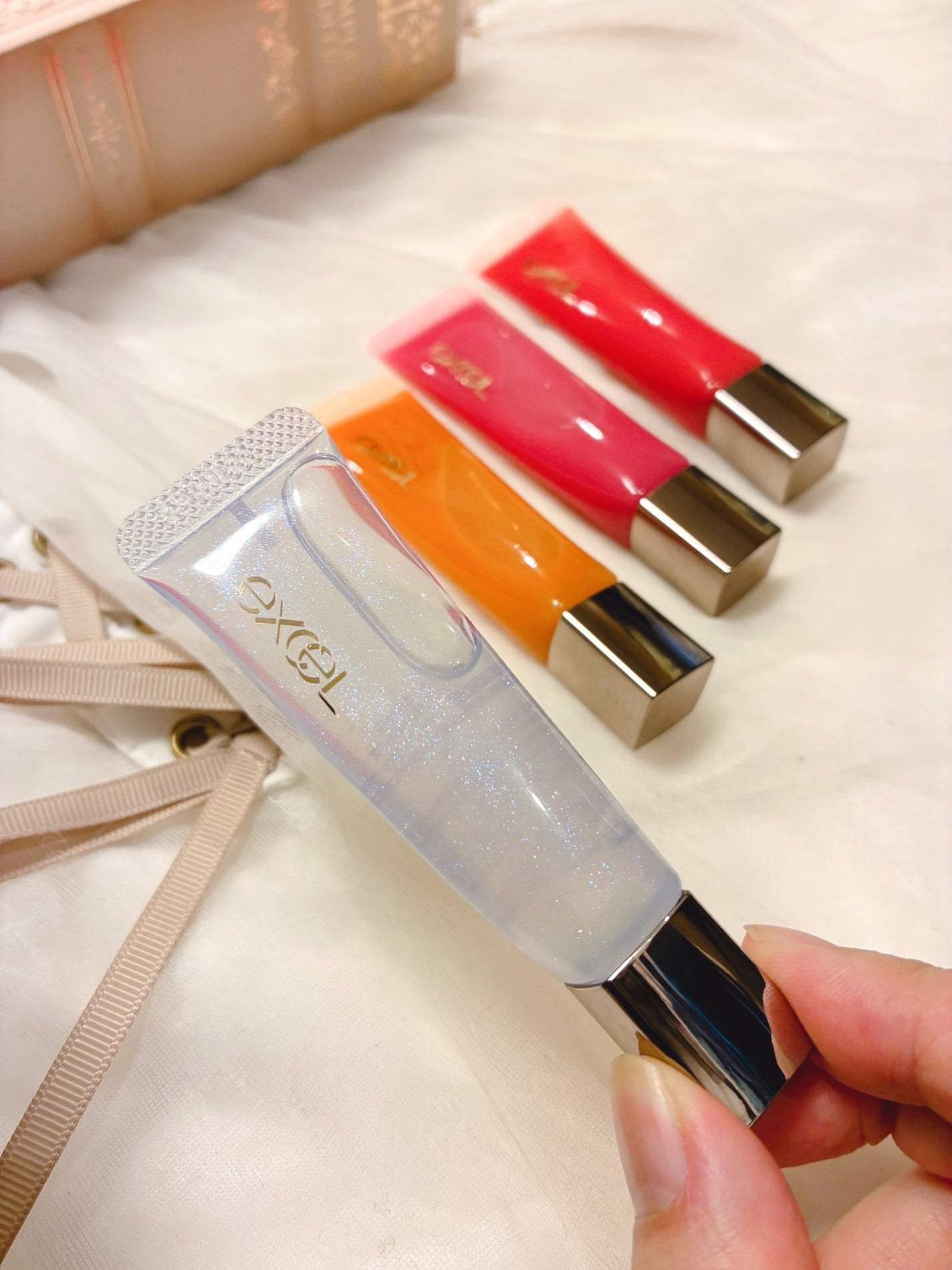 エクセル パンプフルドロップ/excel/リップグロスを使ったクチコミ(5枚目)