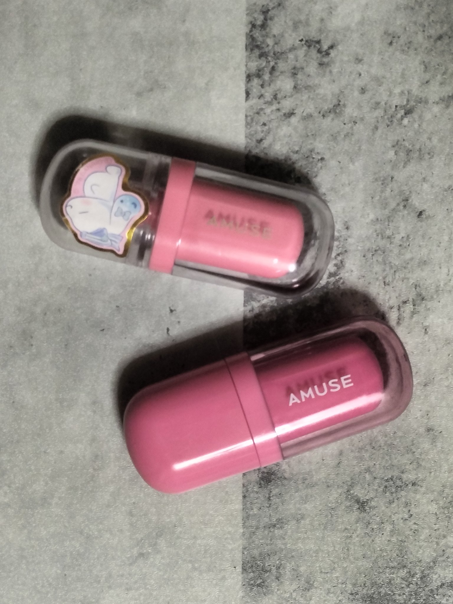 ジェルフィットティント/AMUSE/リップティントを使ったクチコミ（1枚目）