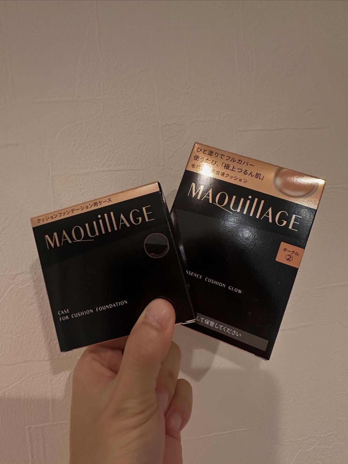 ドラマティックエッセンスクッション グロウ/マキアージュ/クッションファンデーションを使ったクチコミ(2枚目)