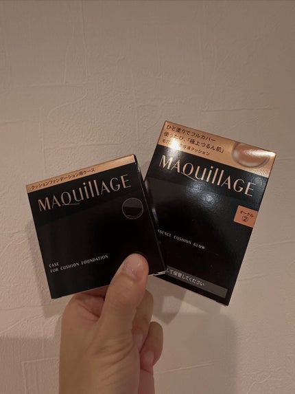 ドラマティックエッセンスクッション グロウ/マキアージュ/クッションファンデーションを使ったクチコミ(2枚目)