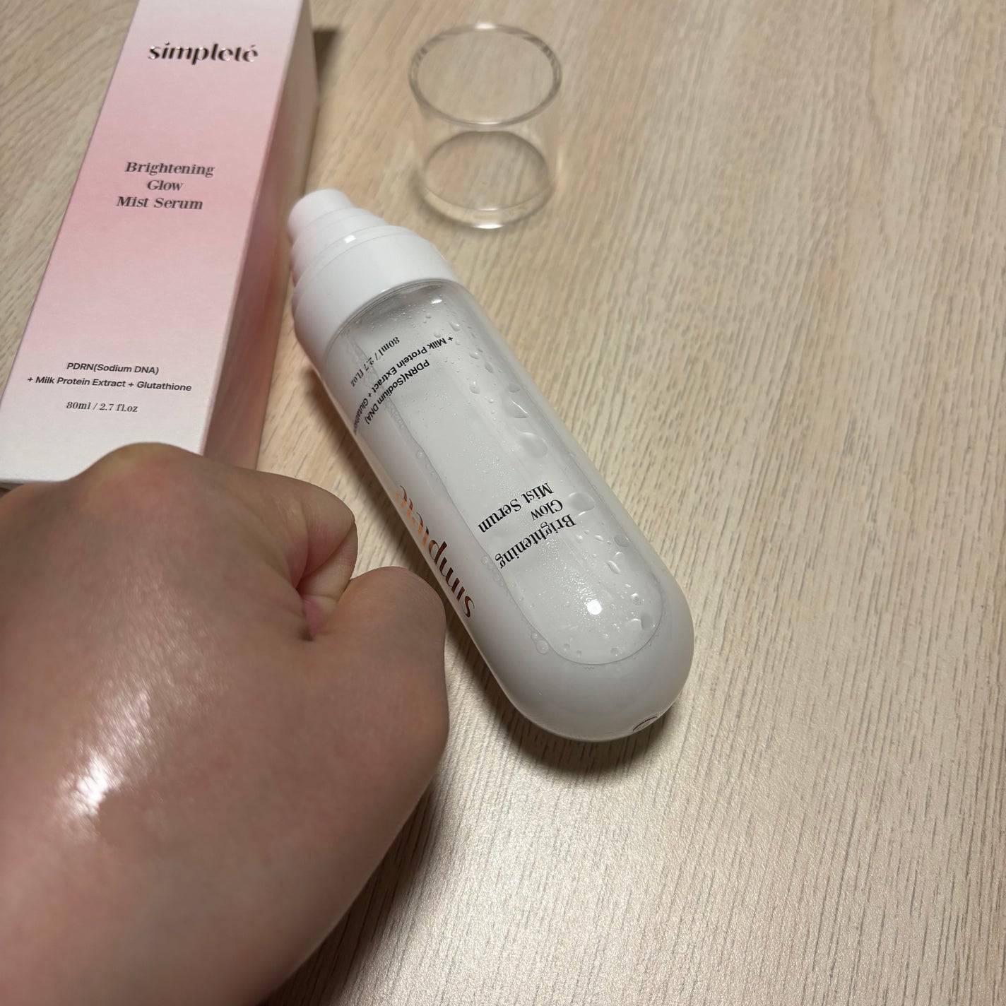 ブライトニング グロウ ミストセラム/Simplete(シンプレ)/ミスト状化粧水を使ったクチコミ(3枚目)