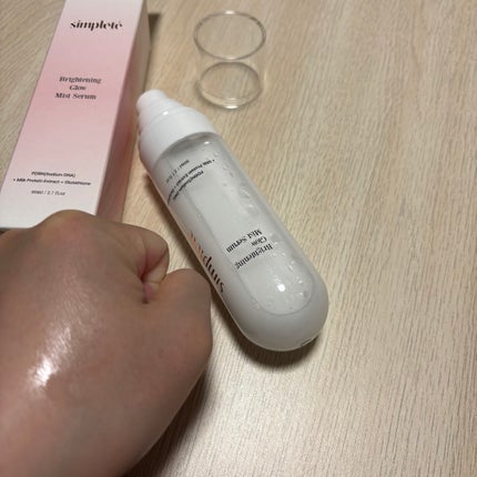 ブライトニング グロウ ミストセラム/Simplete(シンプレ)/ミスト状化粧水を使ったクチコミ(3枚目)