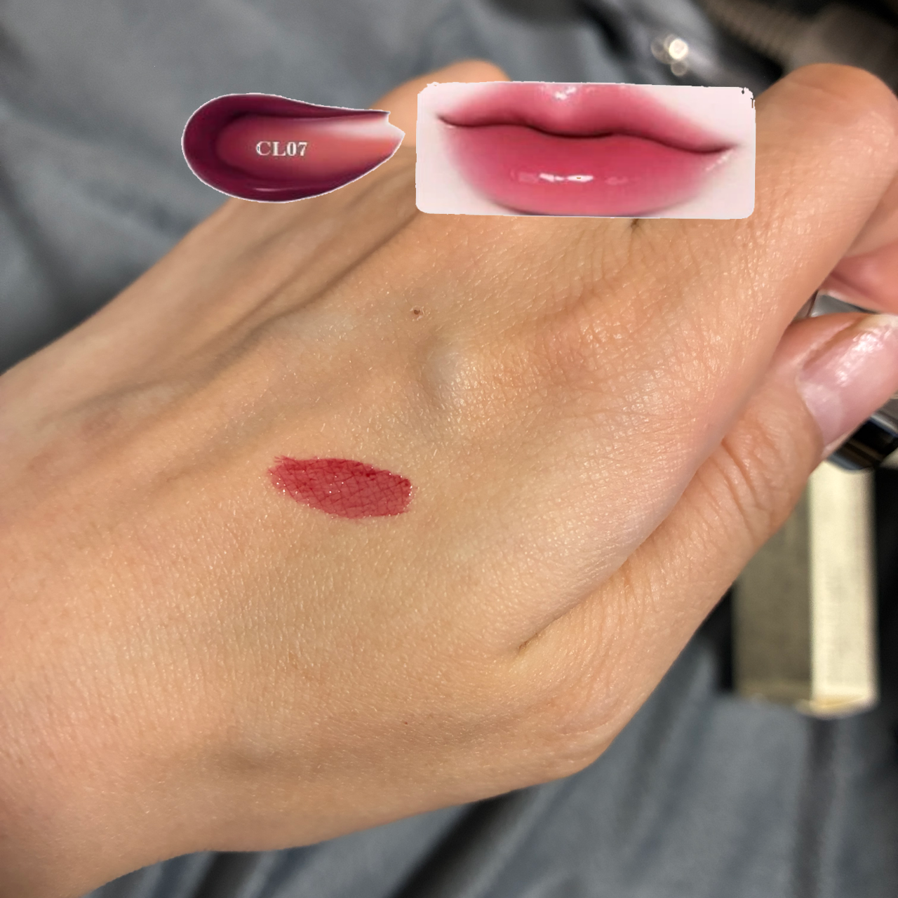 キャンドルライトジュレティント/LoNLy /リップティントを使ったクチコミ（3枚目）