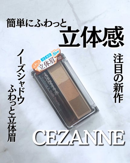 アイブロウ&シェードパウダー/CEZANNE/パウダーアイブロウを使ったクチコミ(1枚目)