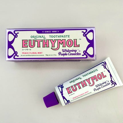 ホワイトパープル歯みがき ピーチフローラルミントの香り/EUTHYMOL/歯磨き粉を使ったクチコミ(1枚目)