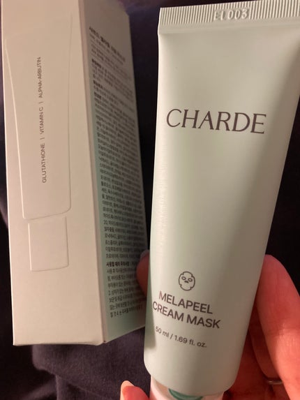 メラピールクリームマスク/CHARDE/ピーリングを使ったクチコミ(1枚目)