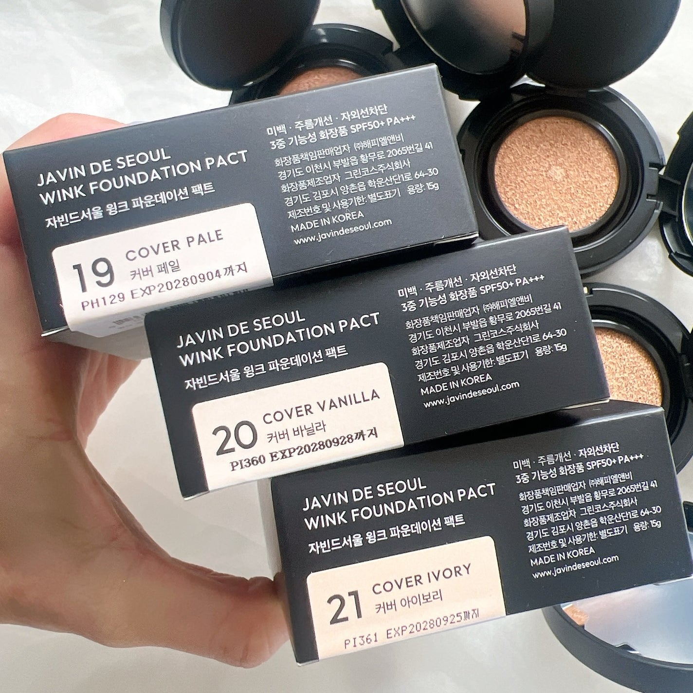 ジャビンドゥソウル ウインクファンデーションパクト/Javin De Seoul/クッションファンデーションを使ったクチコミ(8枚目)