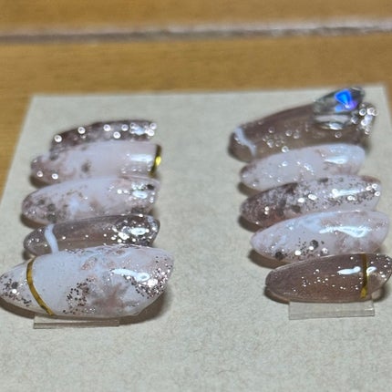 ジェルネイル(ライト対応)/セリア/ジェルネイルを使ったクチコミ(3枚目)