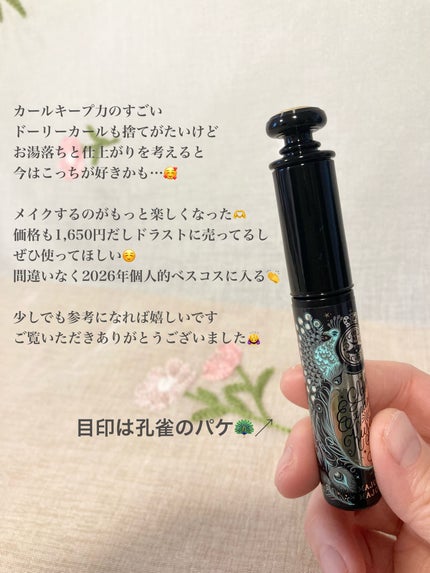 ラッシュエキスパンダー 孔雀ロング/MAJOLICA MAJORCA/マスカラを使ったクチコミ(9枚目)