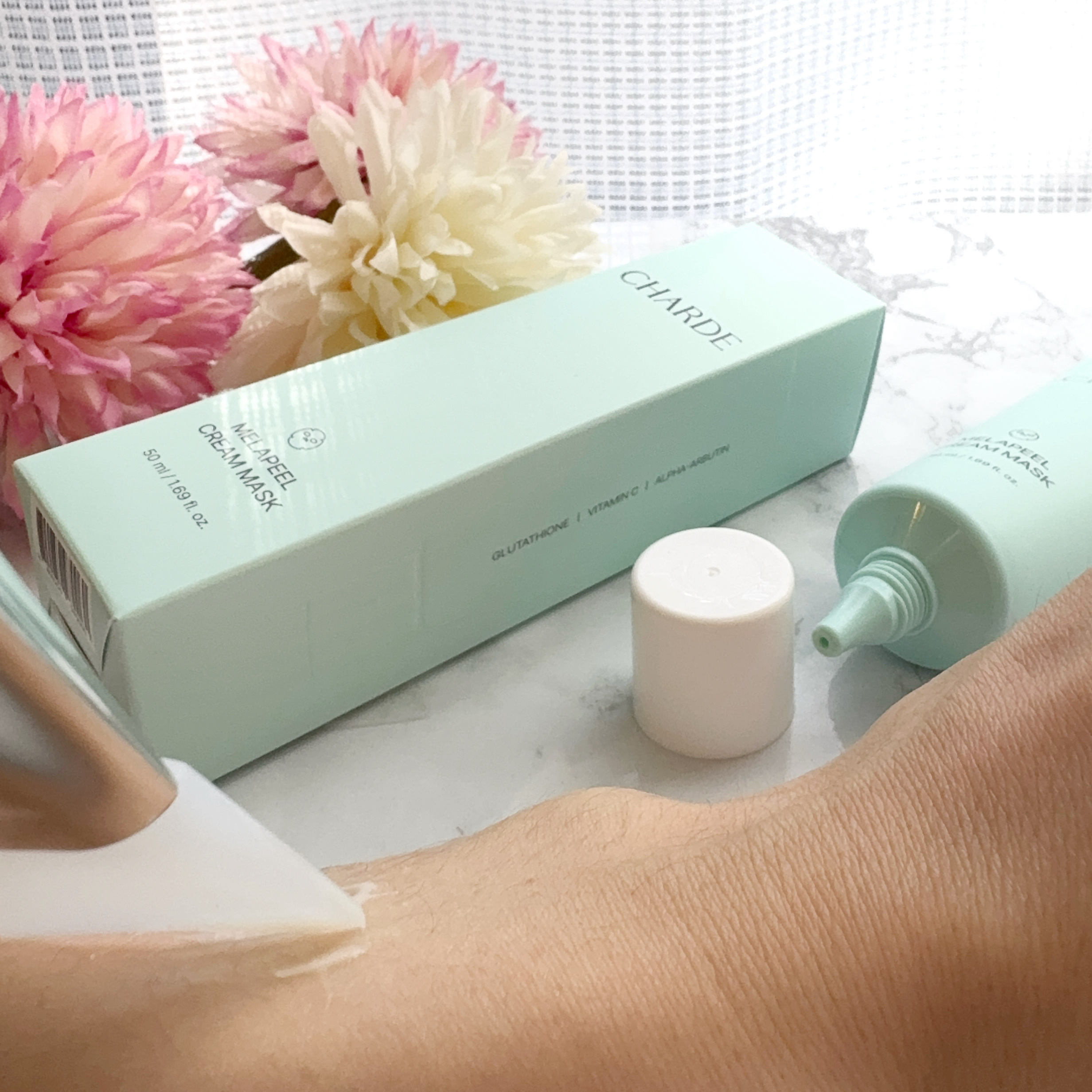 メラピールクリームマスク/CHARDE/ピーリングを使ったクチコミ（2枚目）