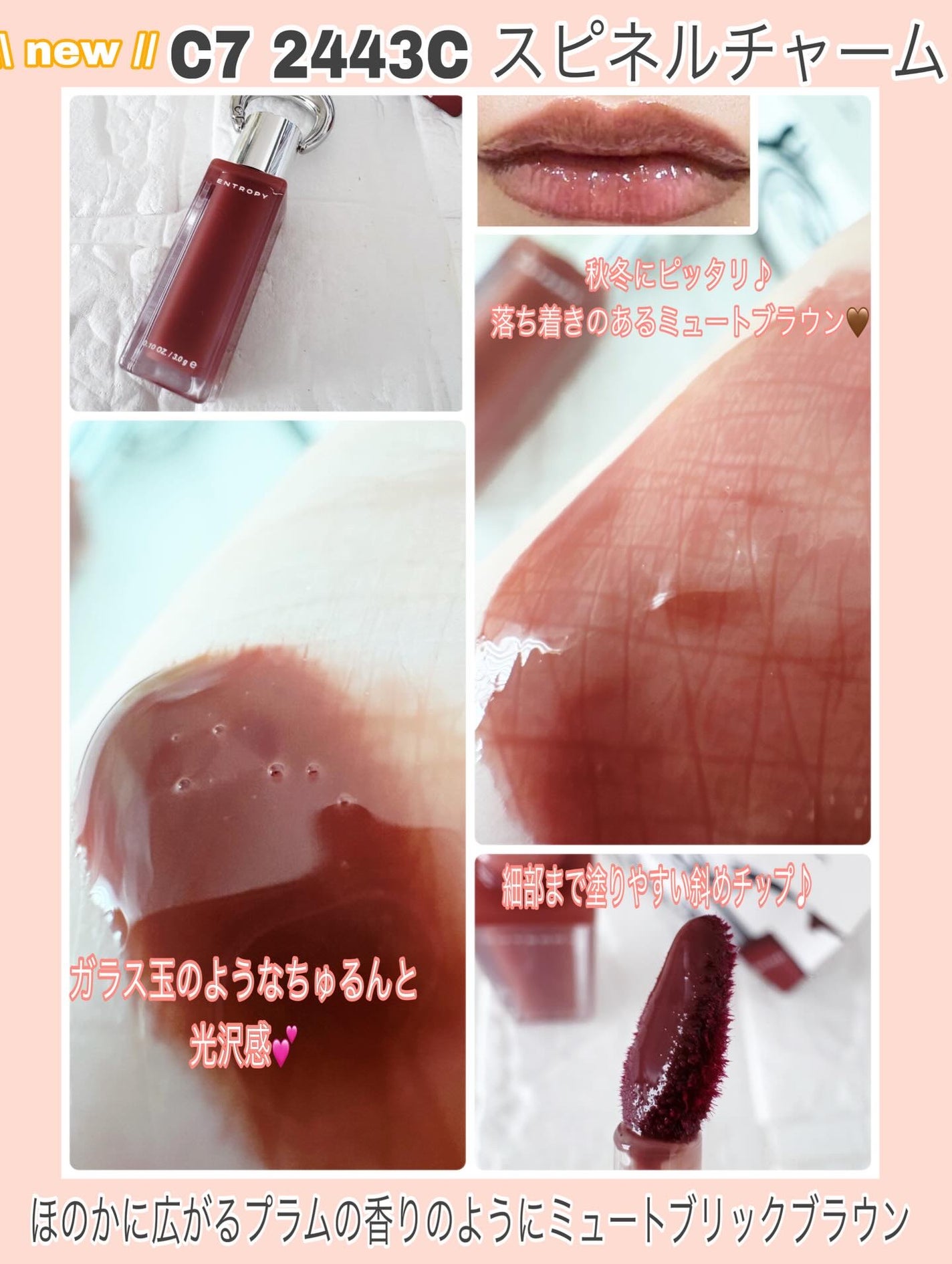 エントロピー チャームティント グロッシージェル/ENTROPY/リップティントを使ったクチコミ(4枚目)