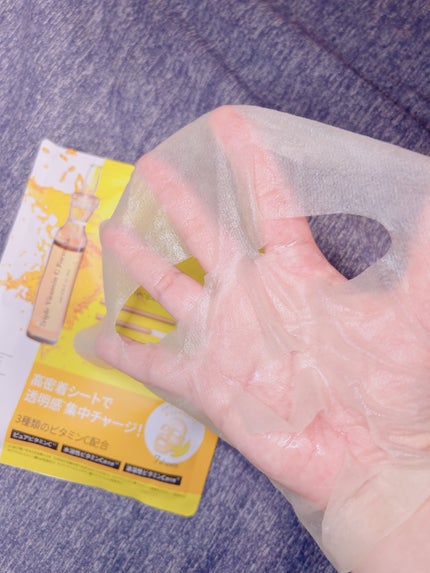 VC+3 Bright Banana Peel Mask/LIALUSTER/シートマスク・パックを使ったクチコミ(2枚目)