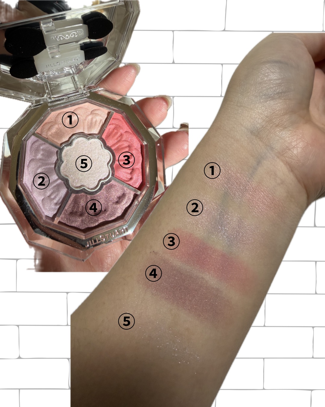 ジルスチュアート ブルームクチュール アイズ/JILL STUART/アイシャドウパレットを使ったクチコミ（2枚目）