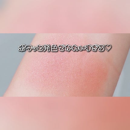 フーミー シングルブラッシュ/WHOMEE/パウダーチークを使ったクチコミ(8枚目)