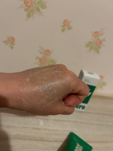 グリーンティー ピーリング トゥ フォーム クレンザー/ZEROSET/ピーリングを使ったクチコミ(4枚目)