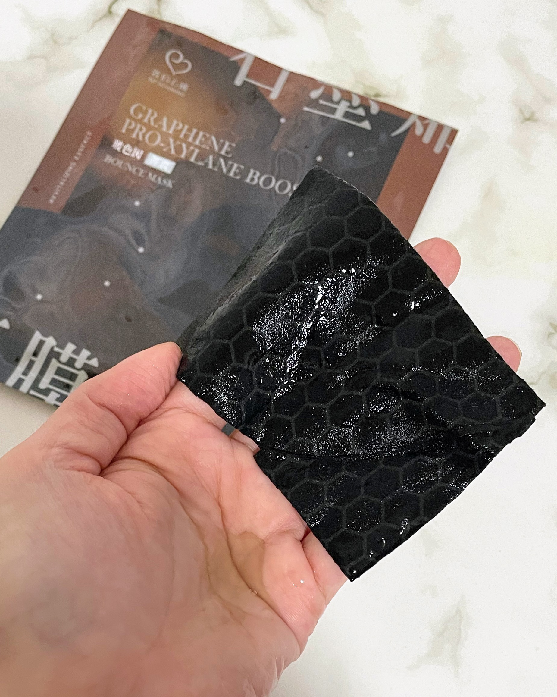 グラフェンxプロキシレン ブーストバウンスフェイシャルマスク/我的心機/シートマスク・パックを使ったクチコミ（3枚目）