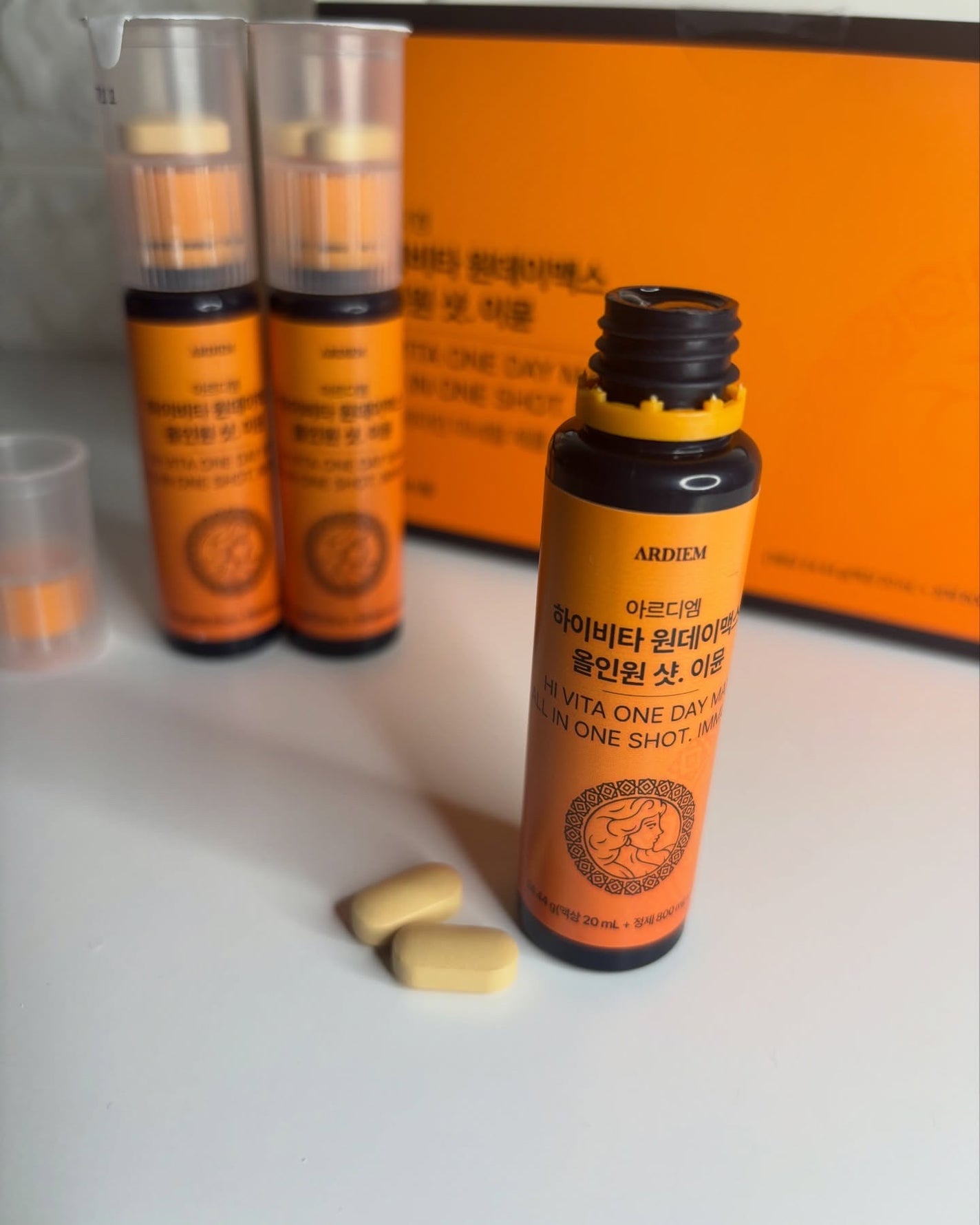 ちゃんぶぅ 投稿ある方フォロバ💕ちょっと遅くなるけど on LIPS 「正月の不摂生…案の定、お顔にポチッとな😇はい、内側から立て直し..」(3枚目)