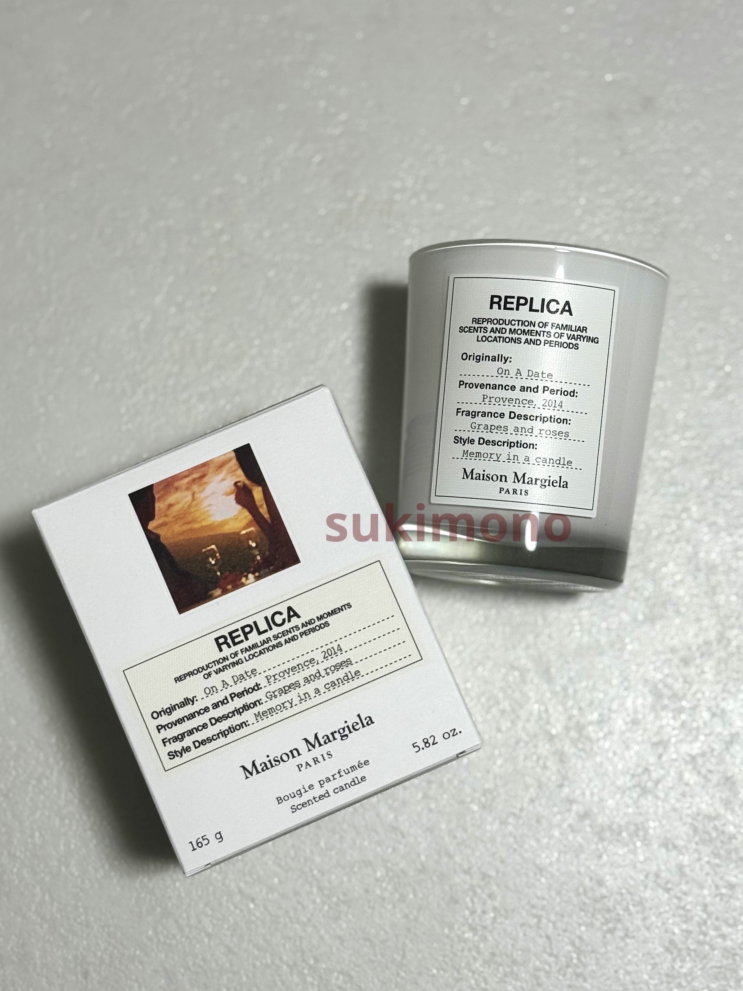 レプリカ　キャンドル　オンアデート/Maison Margiela Fragrances/アロマキャンドルを使ったクチコミ（3枚目）