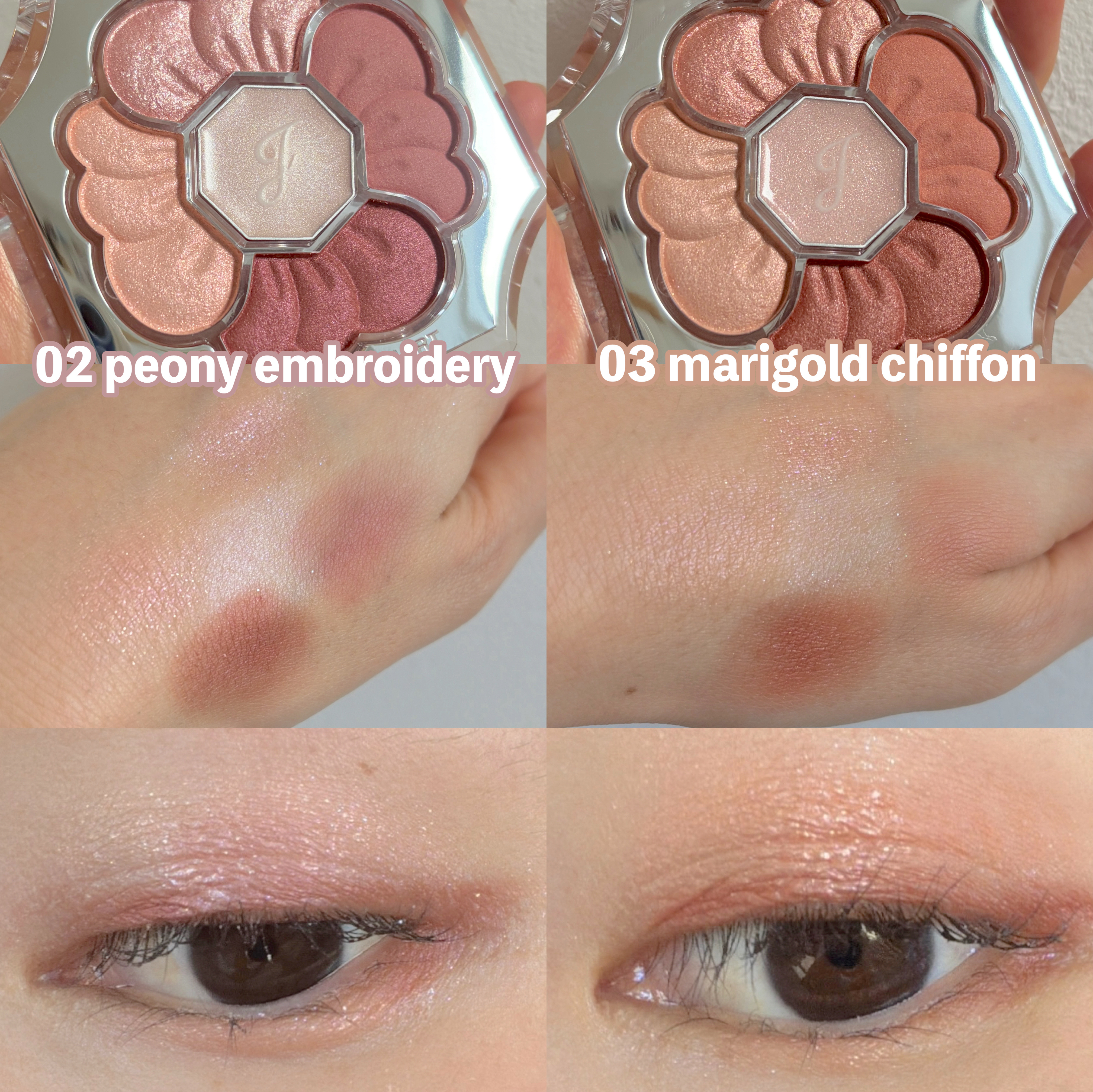 ジルスチュアート　ドレスドブルーム アイズ/JILL STUART/アイシャドウパレットを使ったクチコミ（2枚目）