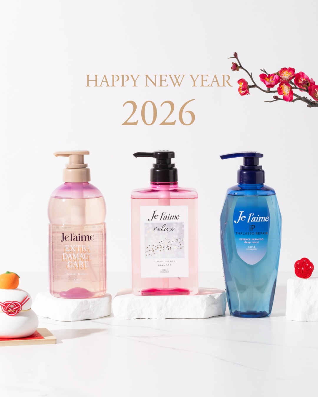 .
🎍happy new year🎍
新しい年ですね！今年もジュレームをよろしくお願いいたします🌅

▷ジュレーム レイヤード シャンプー （エクストラダメージケア）
深刻なダメージを補修し、しっとりうるおう髪へみちびくエクストラダメ