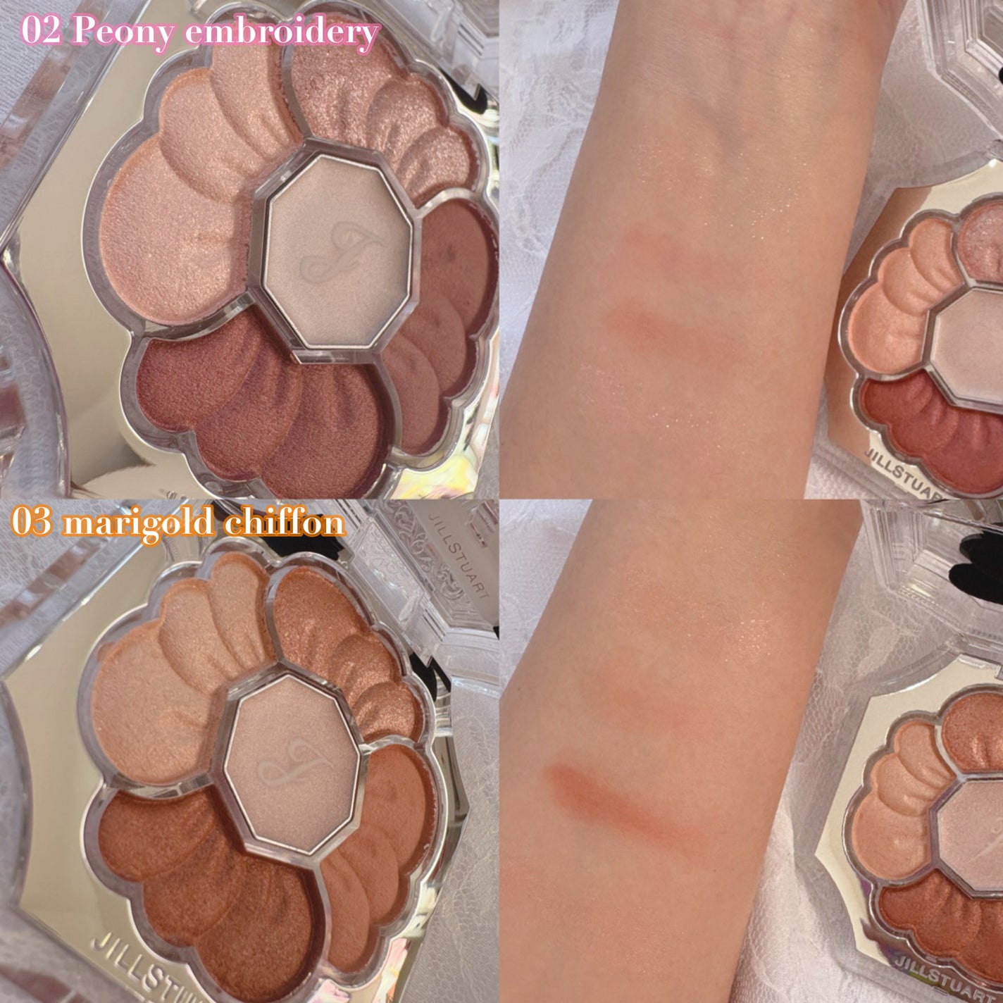 ジルスチュアート ドレスドブルーム アイズ/JILL STUART/アイシャドウパレットを使ったクチコミ(2枚目)