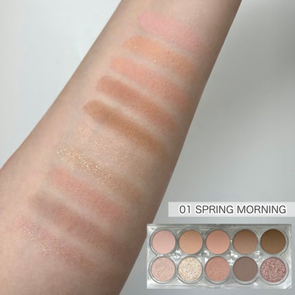 ライト オン アイズ シャドウ パレット/Lummir/アイシャドウパレットを使ったクチコミ(2枚目)