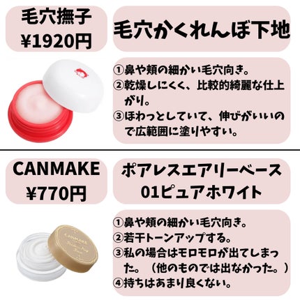 エテュセ ポアレスプライマー/ettusais/化粧下地を使ったクチコミ(4枚目)