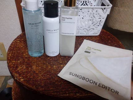 シルクペプチドEGFスムージングトナー/SUNGBOON EDITOR(成分エディター)/化粧水を使ったクチコミ(1枚目)