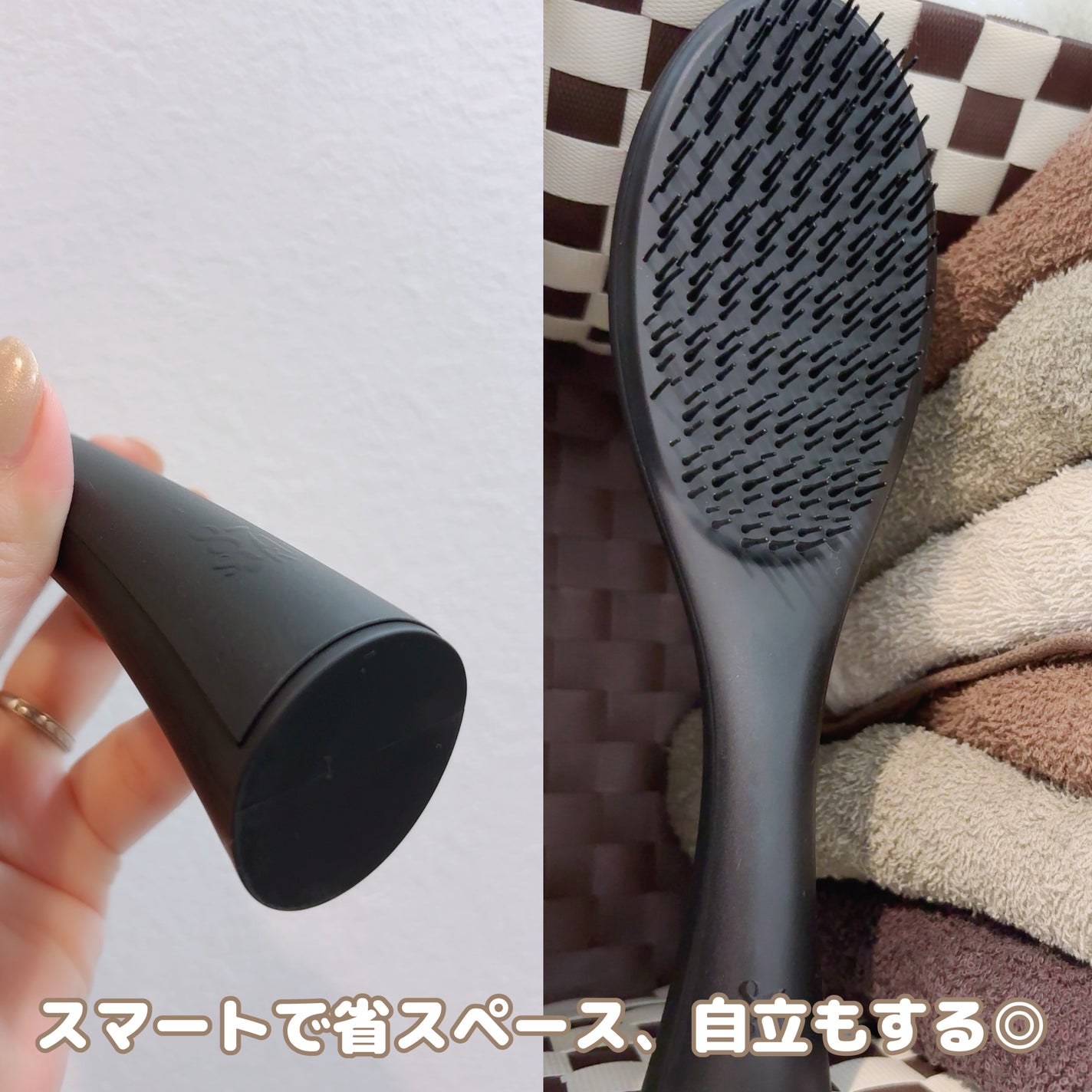 87saku ハナサク デタングリングブラシ/87saku/ヘアブラシを使ったクチコミ(4枚目)