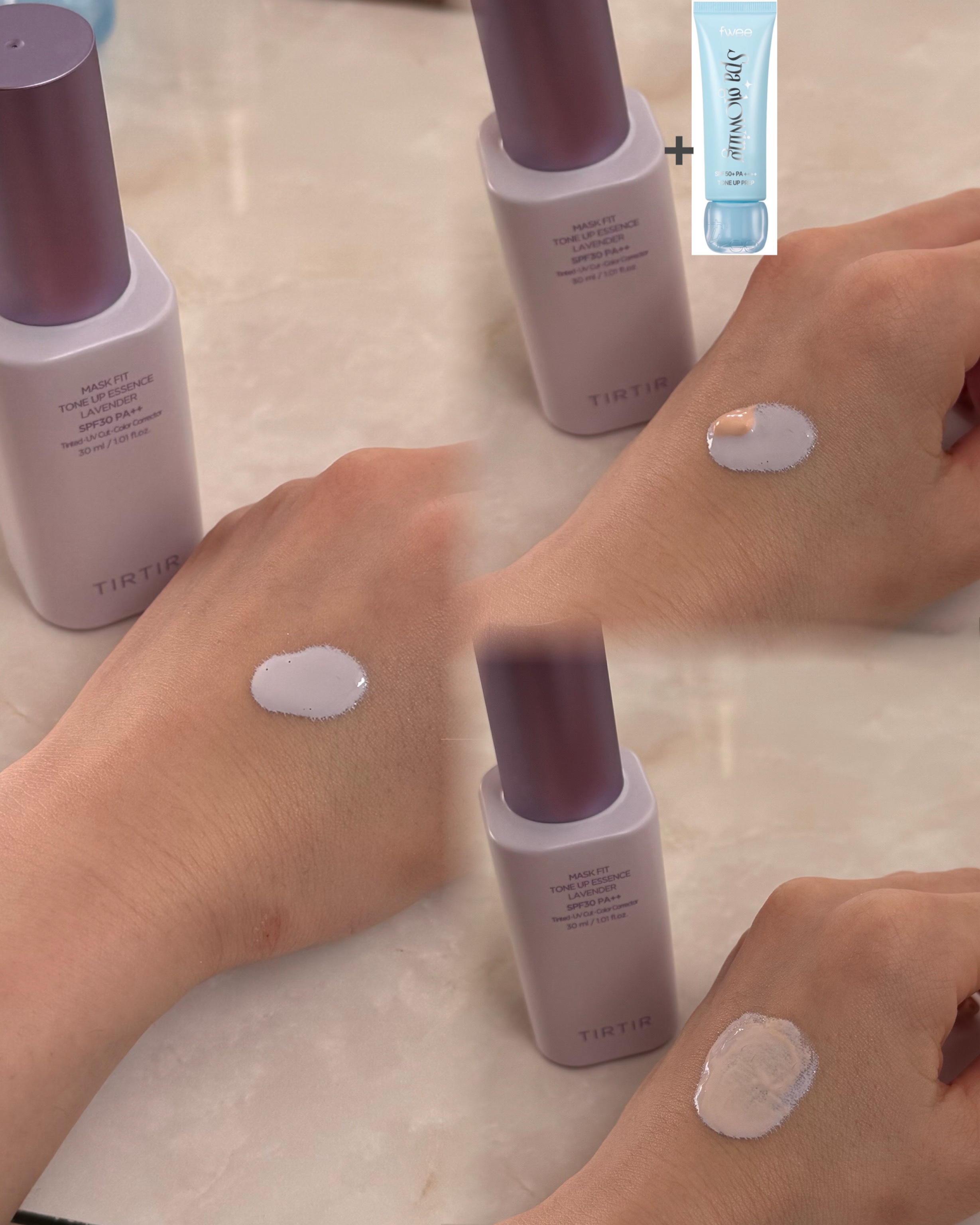 マスクフィットトーンアップエッセンス/TIRTIR(ティルティル)/化粧下地を使ったクチコミ（2枚目）