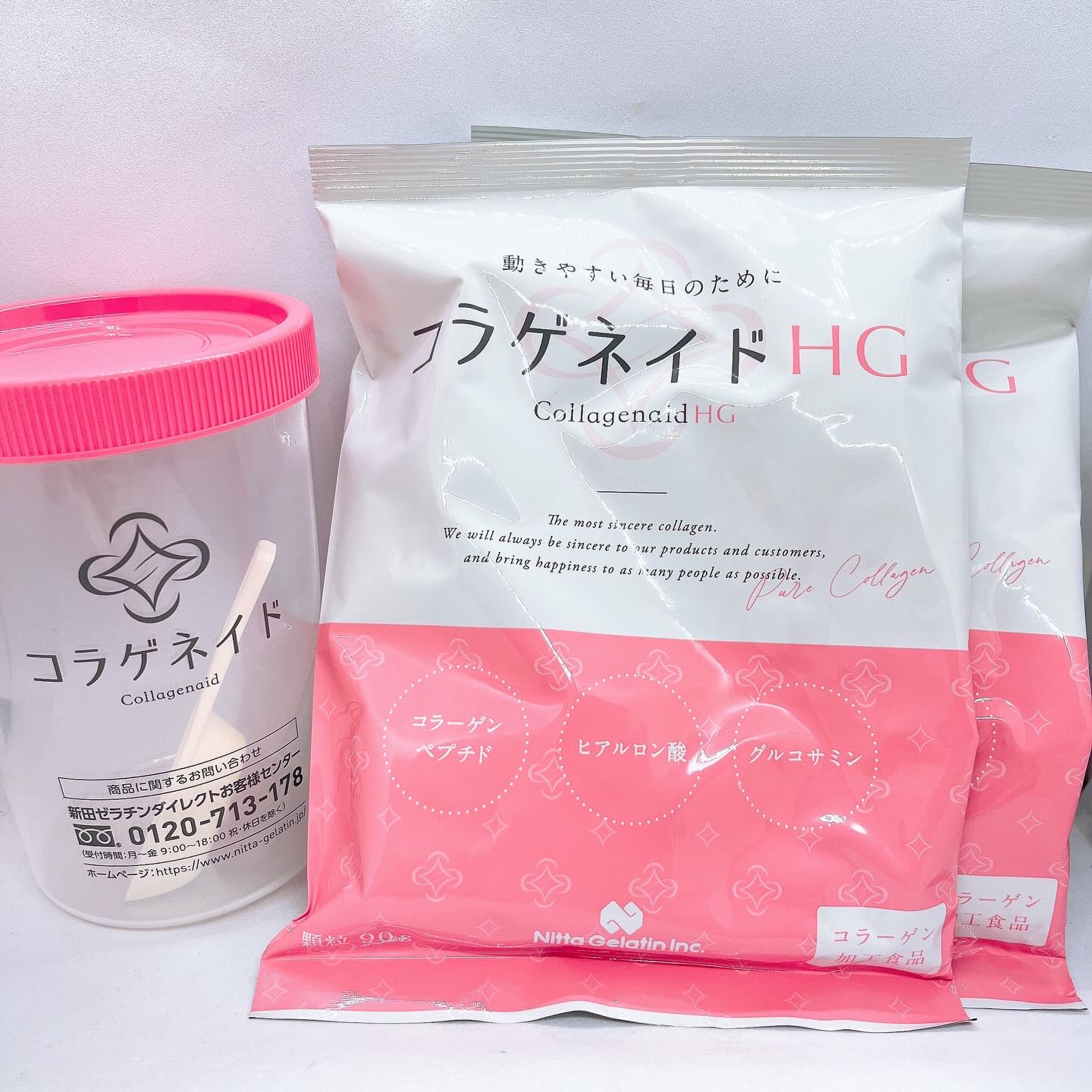 コラゲネイドHG/新田ゼラチンダイレクト/美容サプリメントを使ったクチコミ（1枚目）