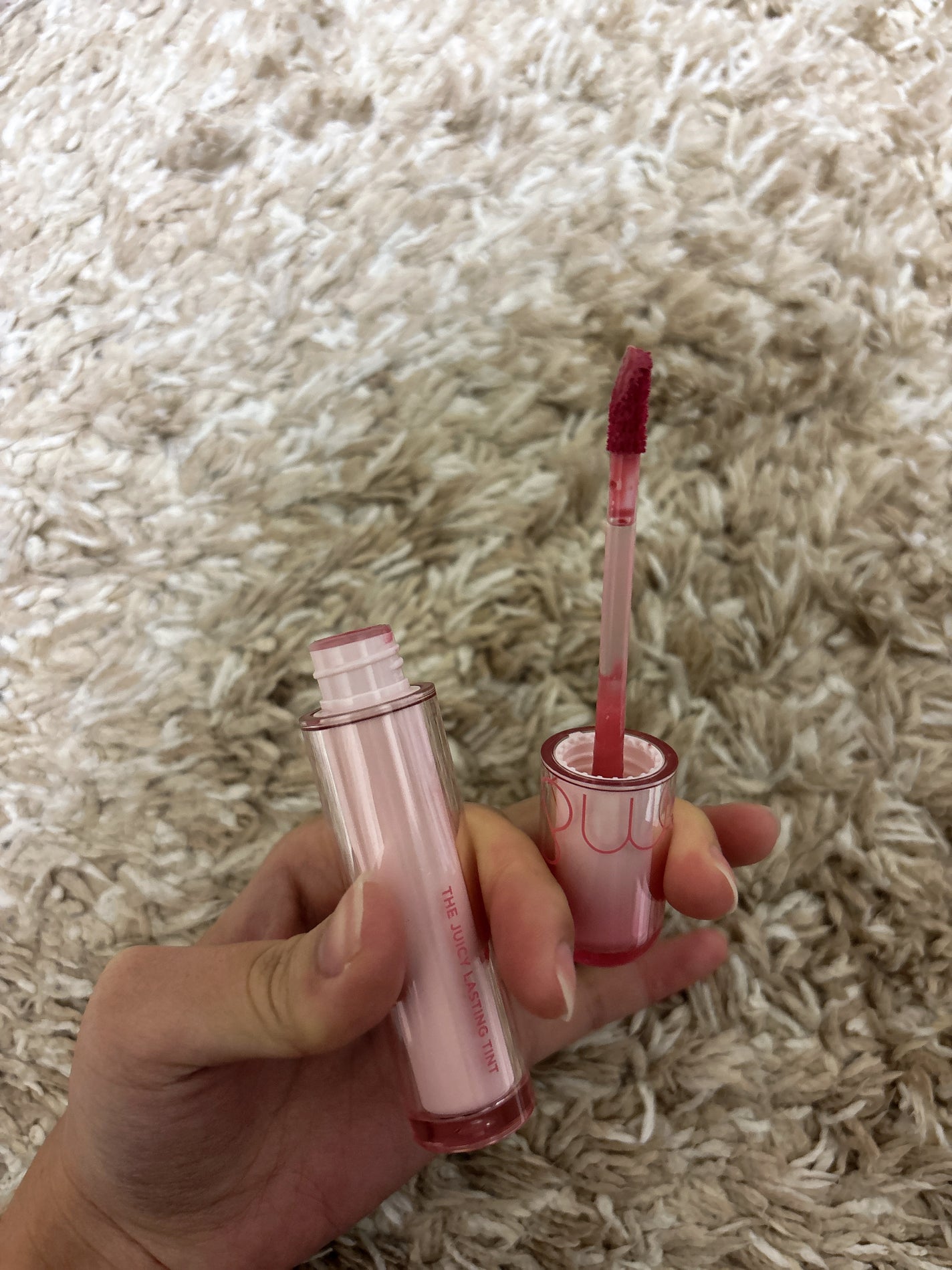 ザ ジューシーラスティングティント/rom&nd/リップティントを使ったクチコミ(2枚目)