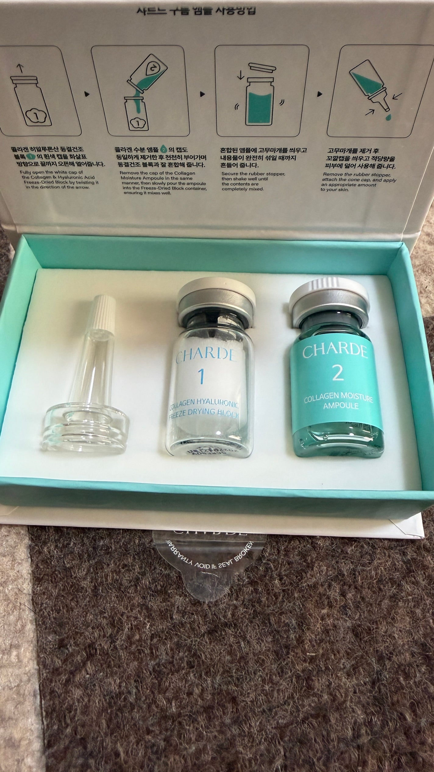 クラウドアンプル 1week キット/CHARDE/美容液を使ったクチコミ(1枚目)