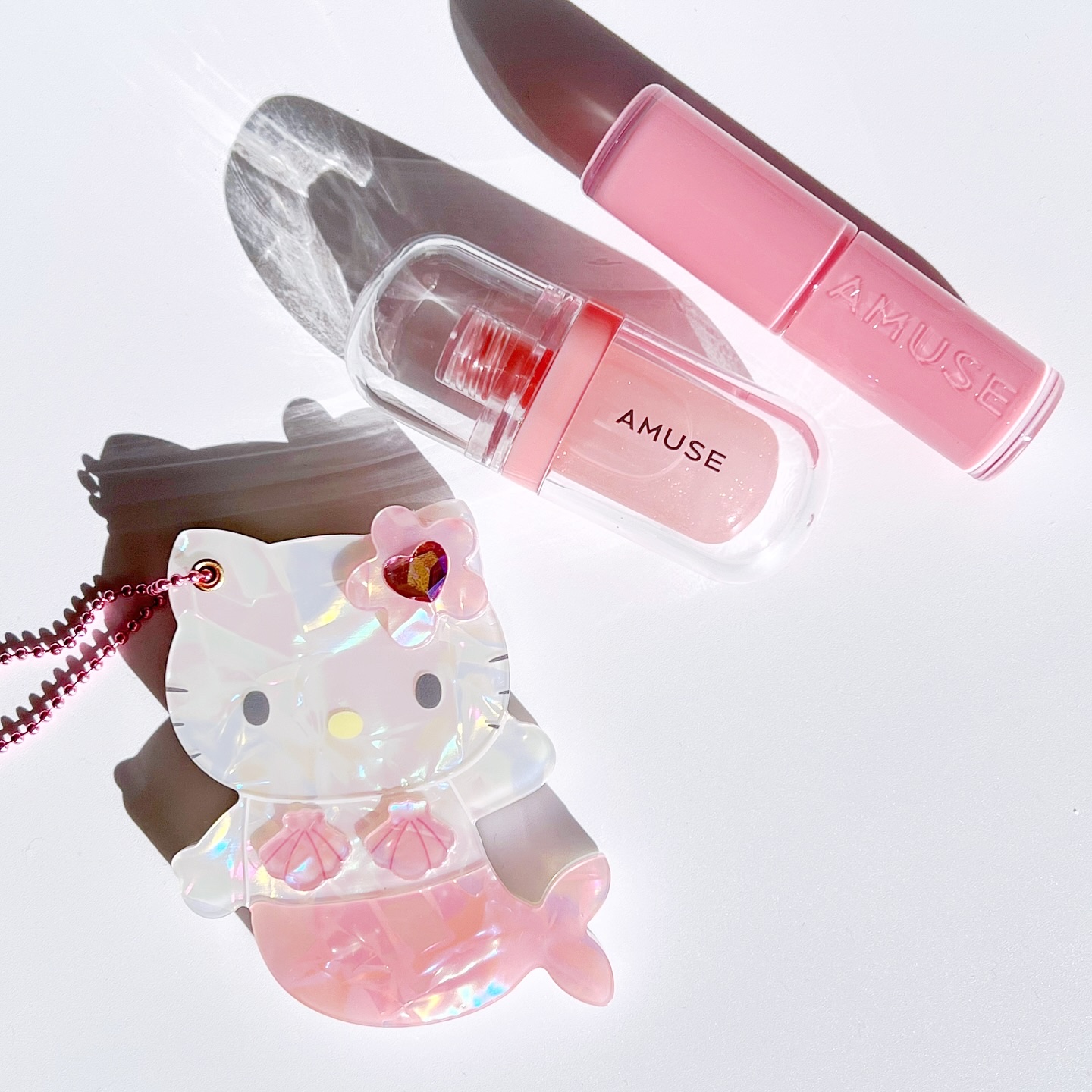 フォンデュバーム 04 ピンクピーチ/AMUSE/口紅を使ったクチコミ（1枚目）