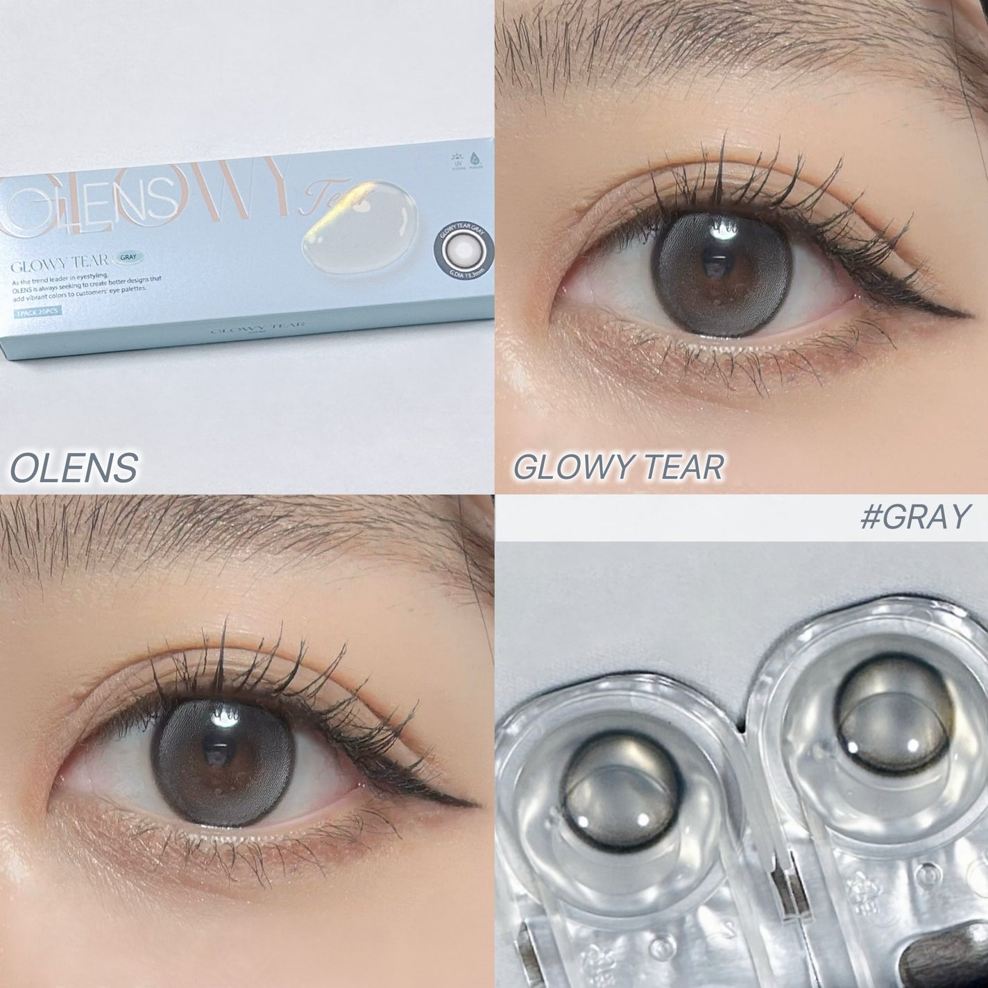 Glowy Tear 1day/OLENS/ワンデー(1DAY)カラコンを使ったクチコミ(3枚目)