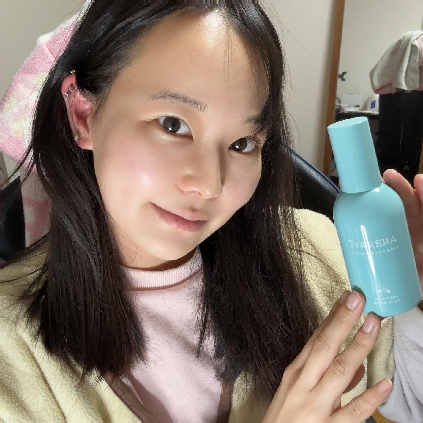 ディープリペアヘアセラム/TIARERA/ヘアオイルを使ったクチコミ(6枚目)