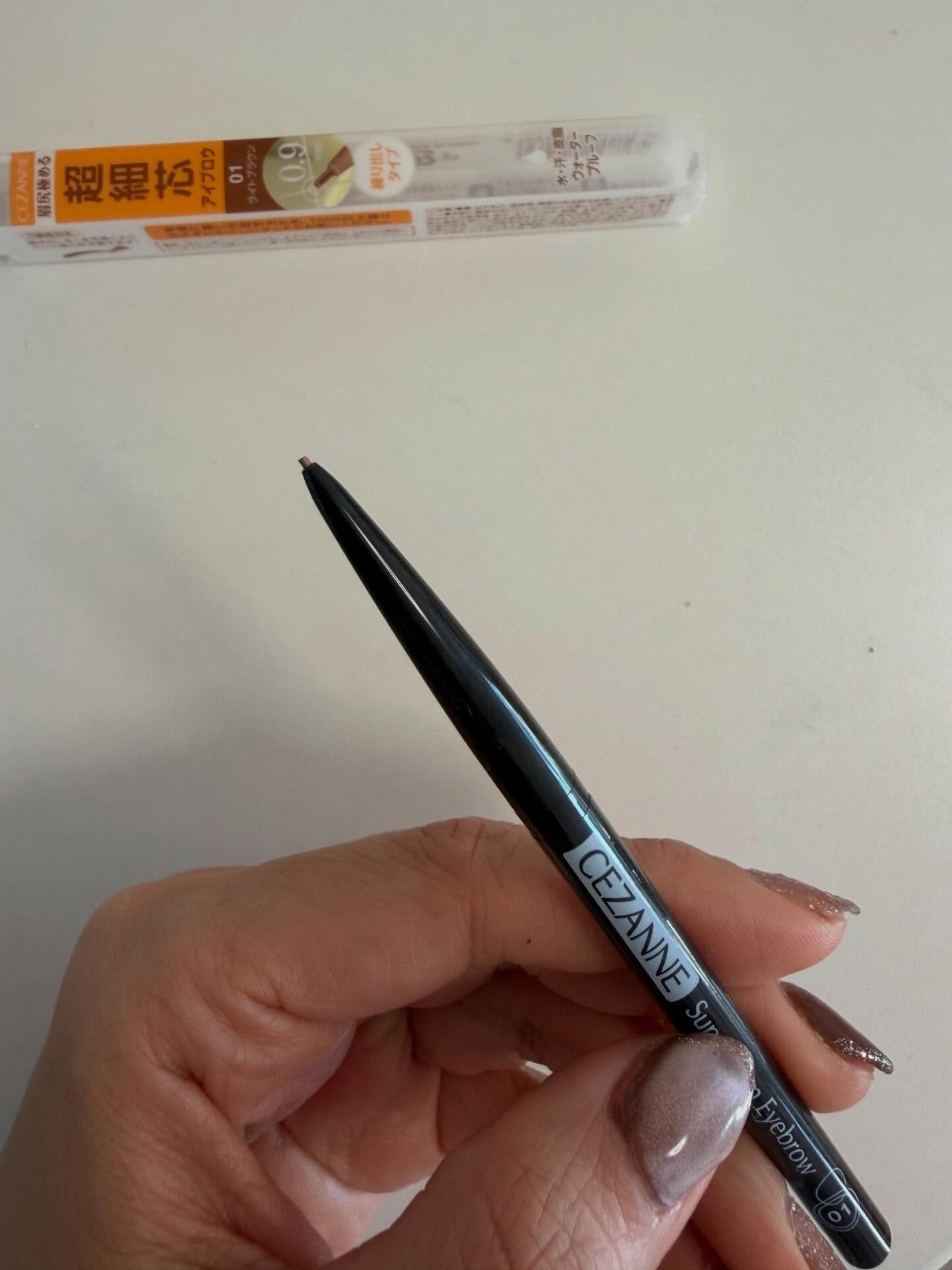 超細芯アイブロウ/CEZANNE/アイブロウペンシルを使ったクチコミ(2枚目)