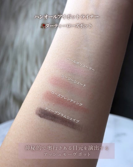 ハンオールアイポットライナー/rom&nd/ジェルアイライナーを使ったクチコミ(3枚目)