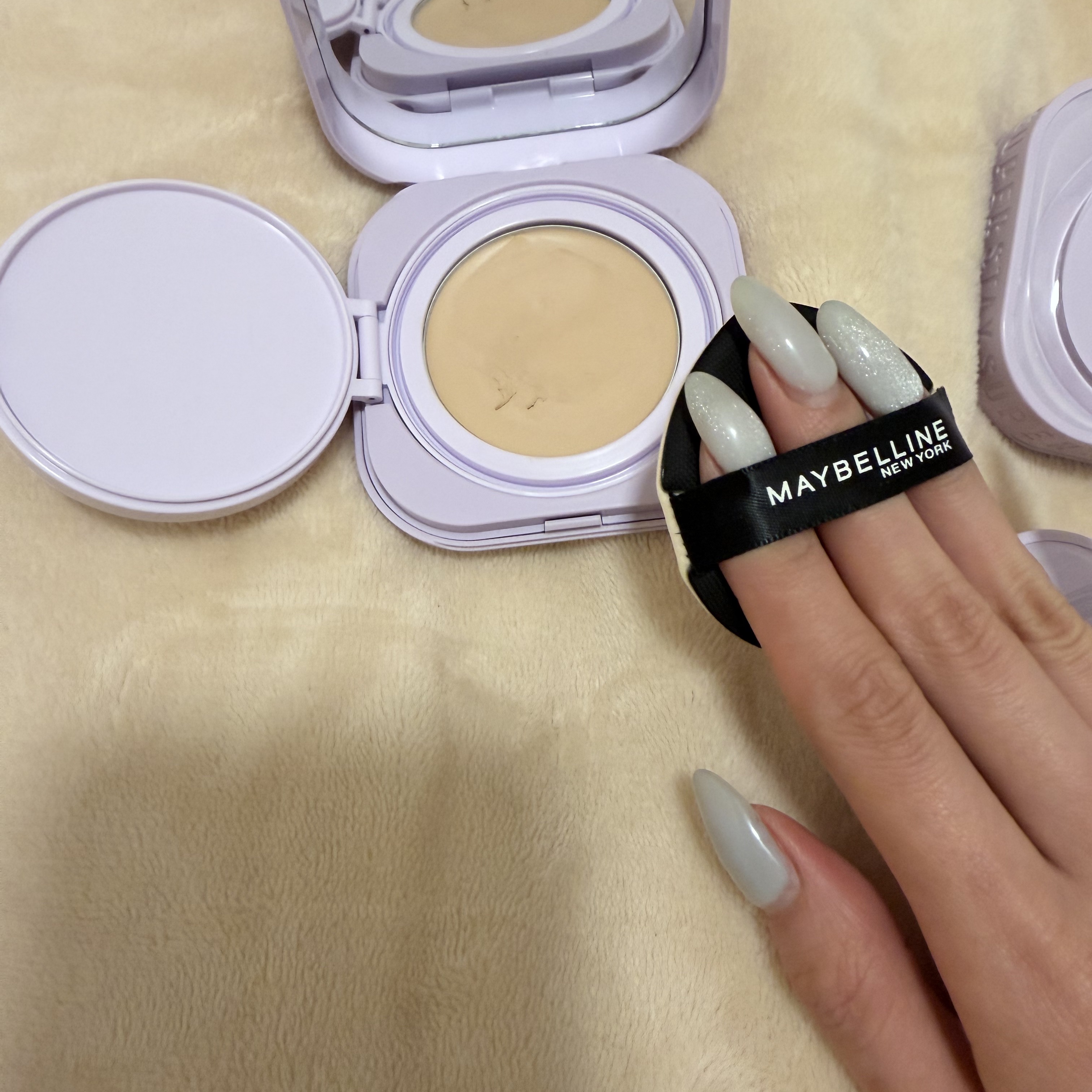 SPステイ クリームパクト ファンデーション/MAYBELLINE NEW YORK/クリーム・エマルジョンファンデーションを使ったクチコミ（3枚目）