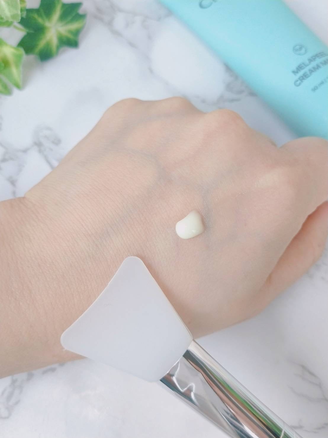 メラピールクリームマスク/CHARDE/ピーリングを使ったクチコミ(2枚目)