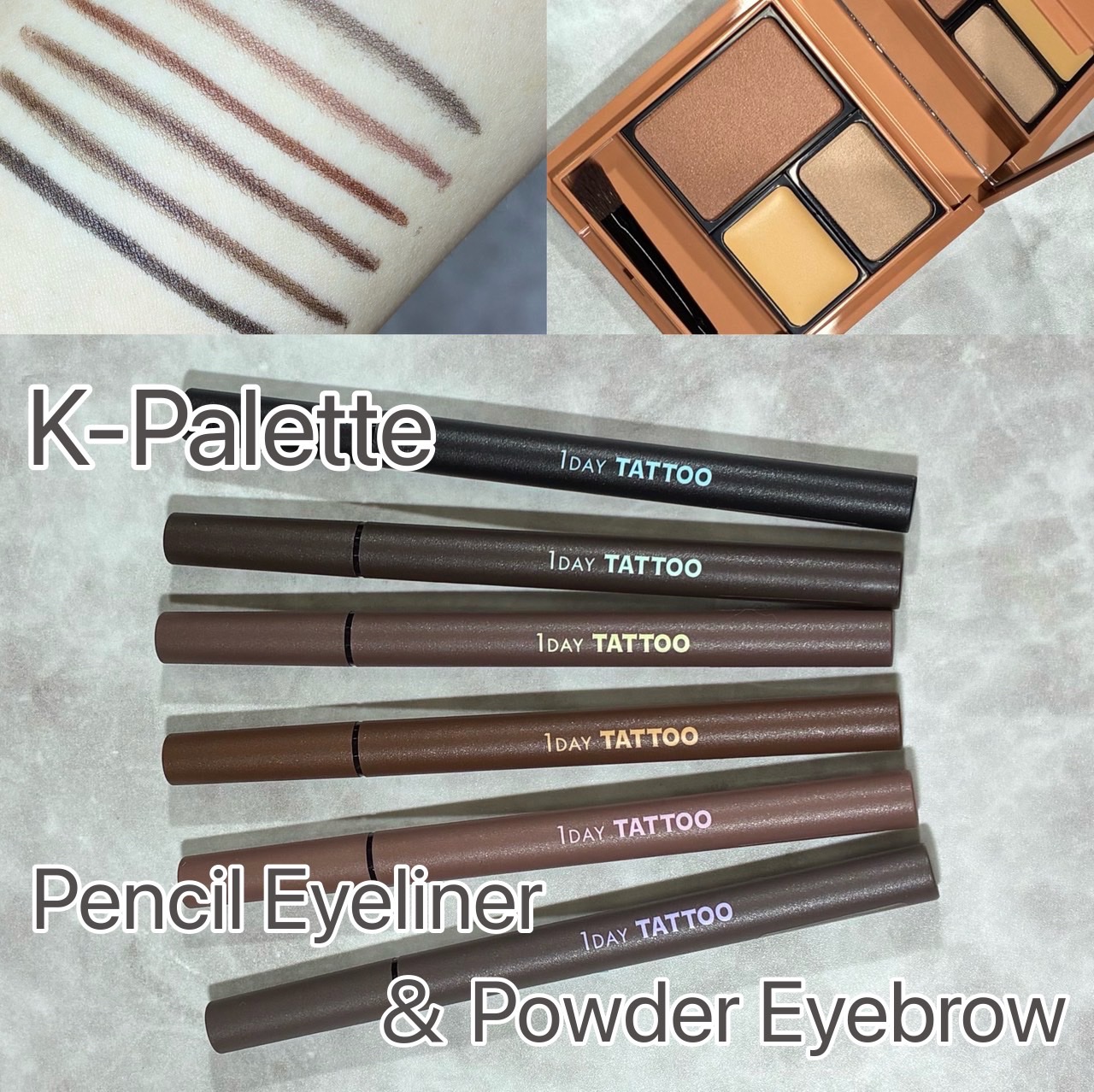 1DAY TATTOO リキッドアイライナー/K-パレット/リキッドアイライナーを使ったクチコミ（1枚目）