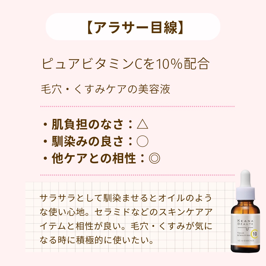 ケアナボーテ VC10 濃美容液/ケアナボーテ/美容液を使ったクチコミ（3枚目）