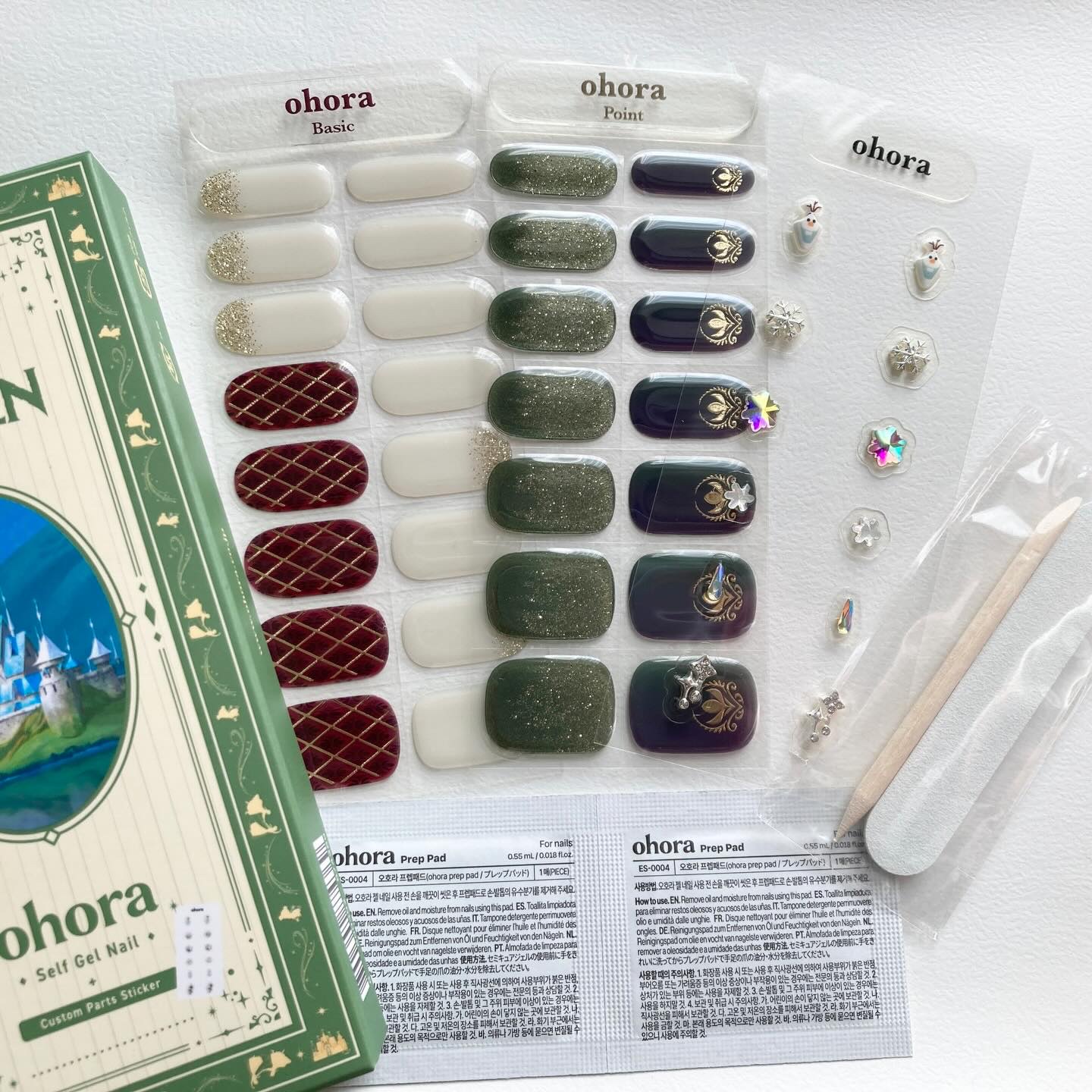 ハンド＆ペディキュアセット Disney collection/ohora/ネイルシールを使ったクチコミ（2枚目）