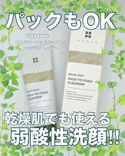 リカバリーマッドバックツーフォームクレンザー/BRMUD/洗顔フォームを使ったクチコミ(1枚目)